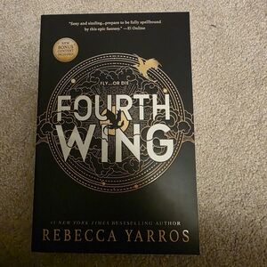 Fourth Wing 1st Ed. Special Limited Edition Out of Print Paperback Sprayed Edge